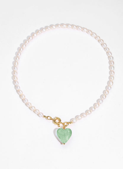 Esme heart pendant necklace