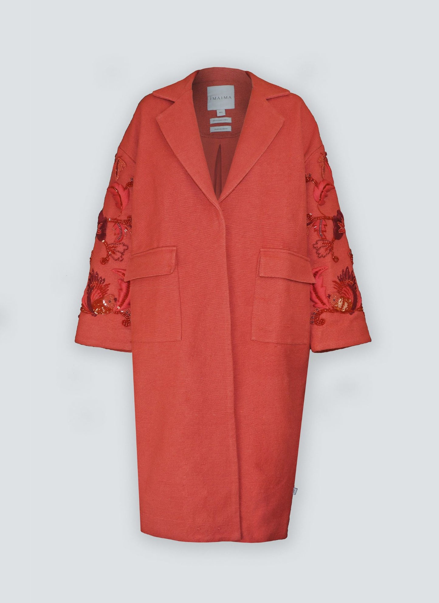AZA coat in red