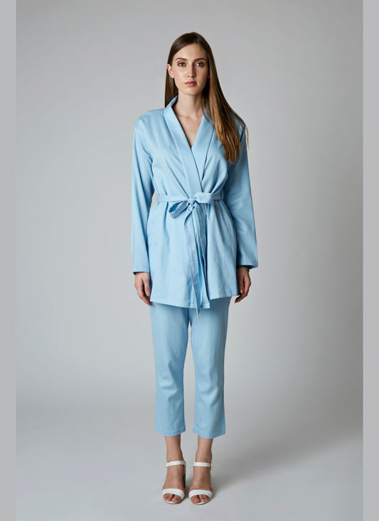 TIWA Kimono in Blau